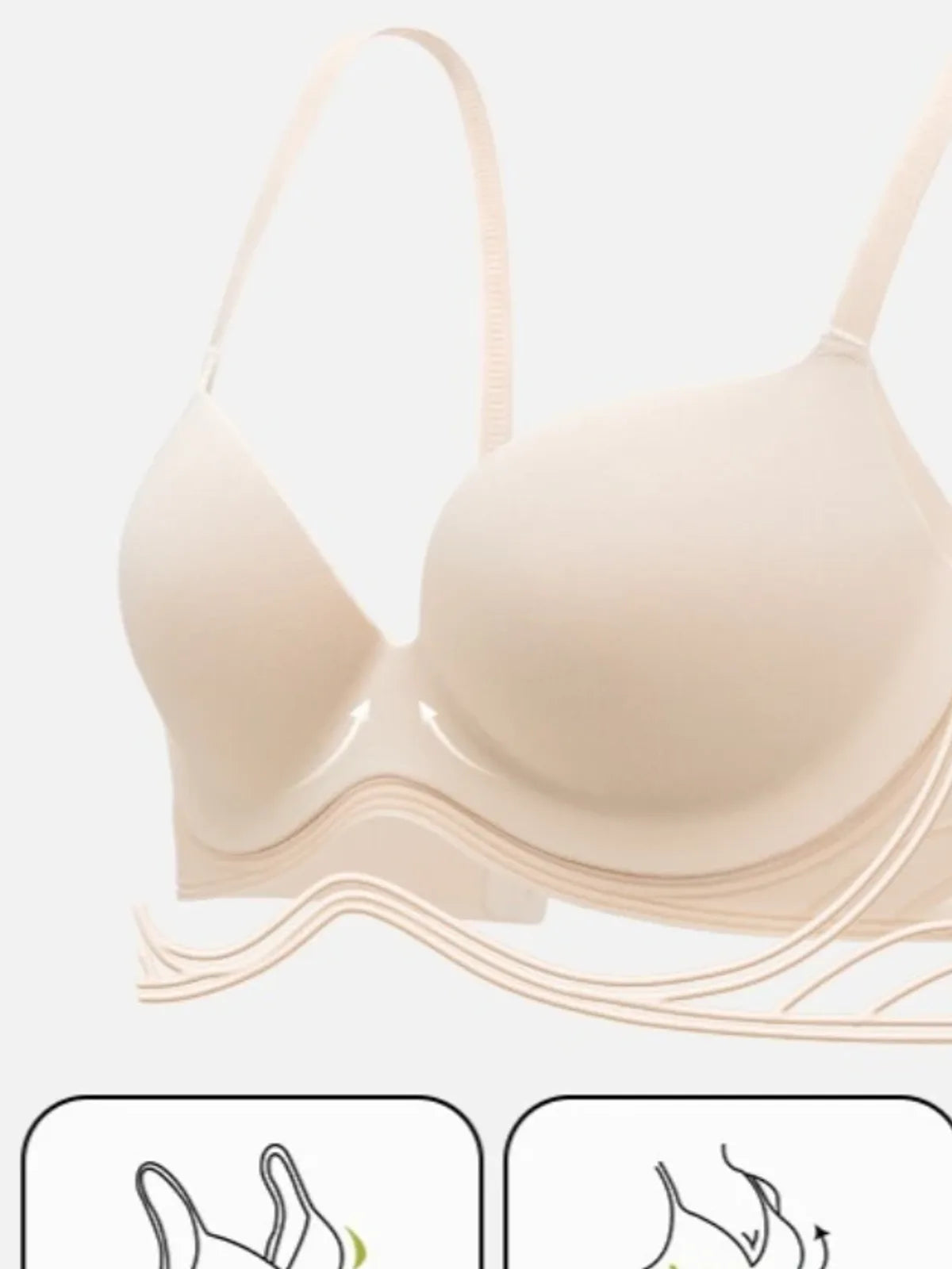 Soutien-gorge Push Up Nuage, sans couture