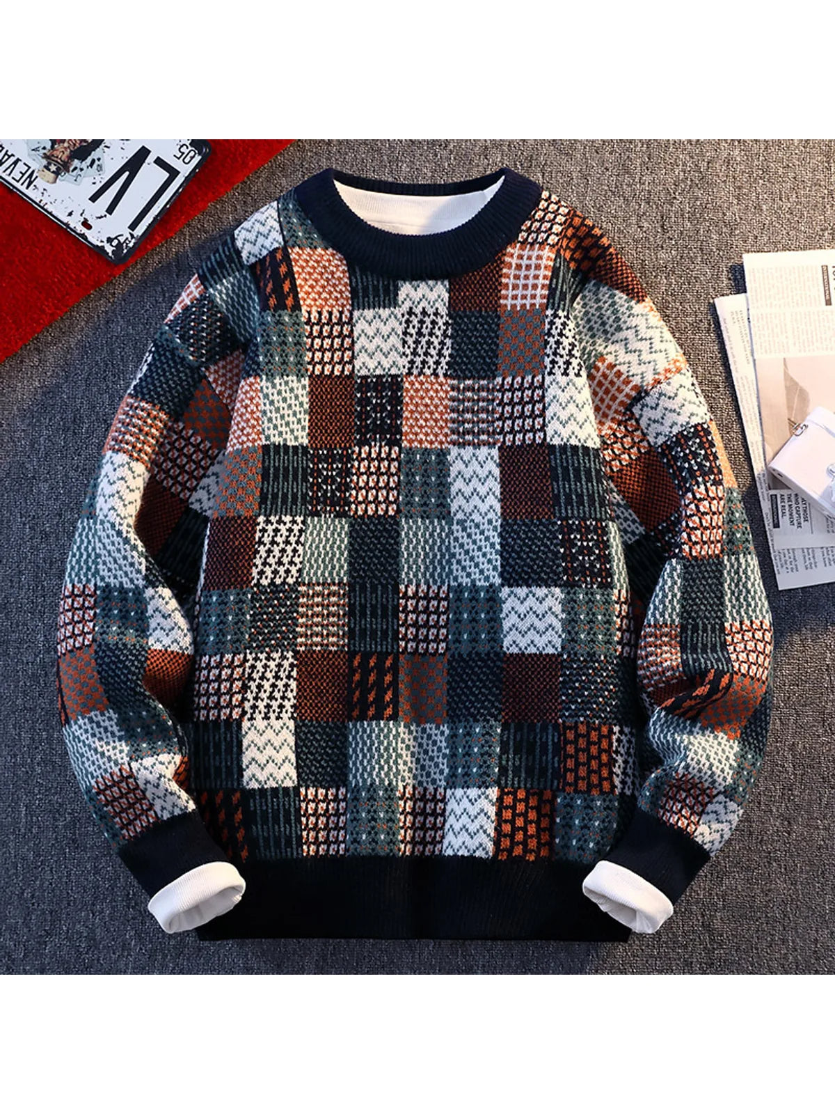Barnabé Pull à carreaux