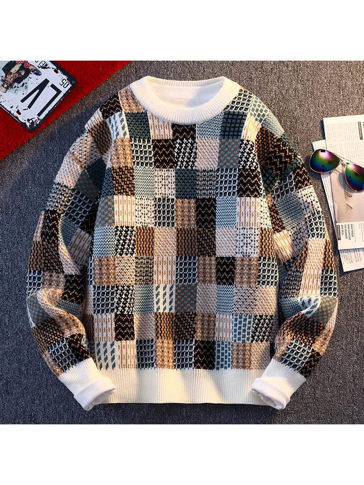 Barnabé Pull à carreaux