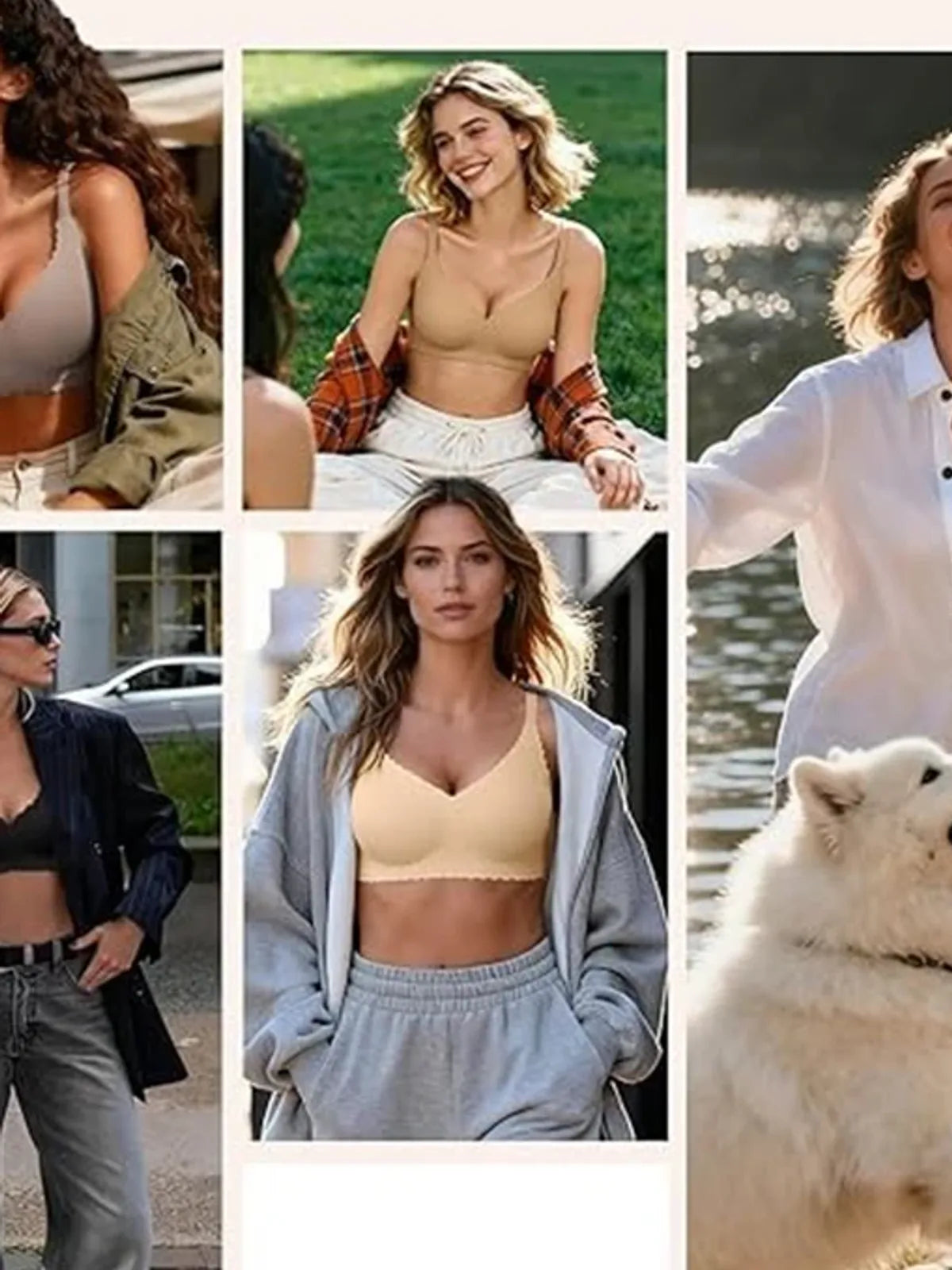 Soutien-gorge Douceur, sans couture col festonné