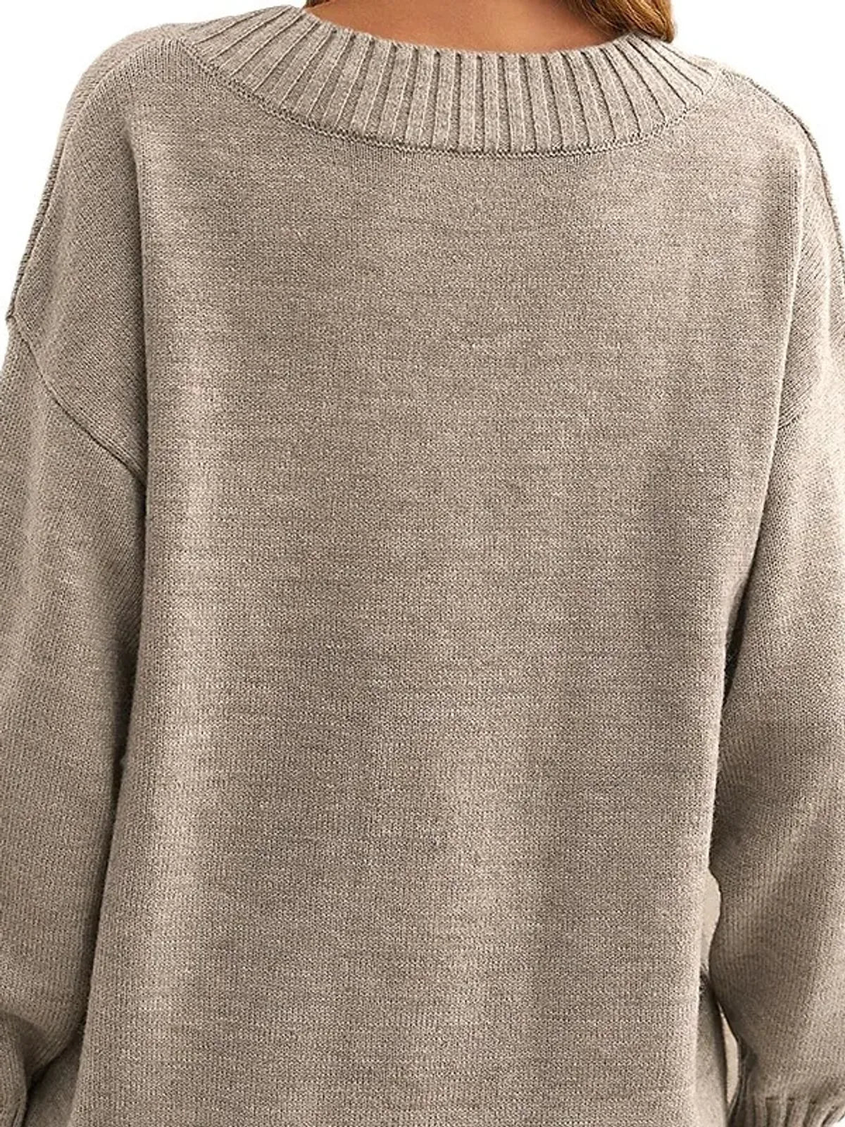 Pull Oversize Anouk, col V profond