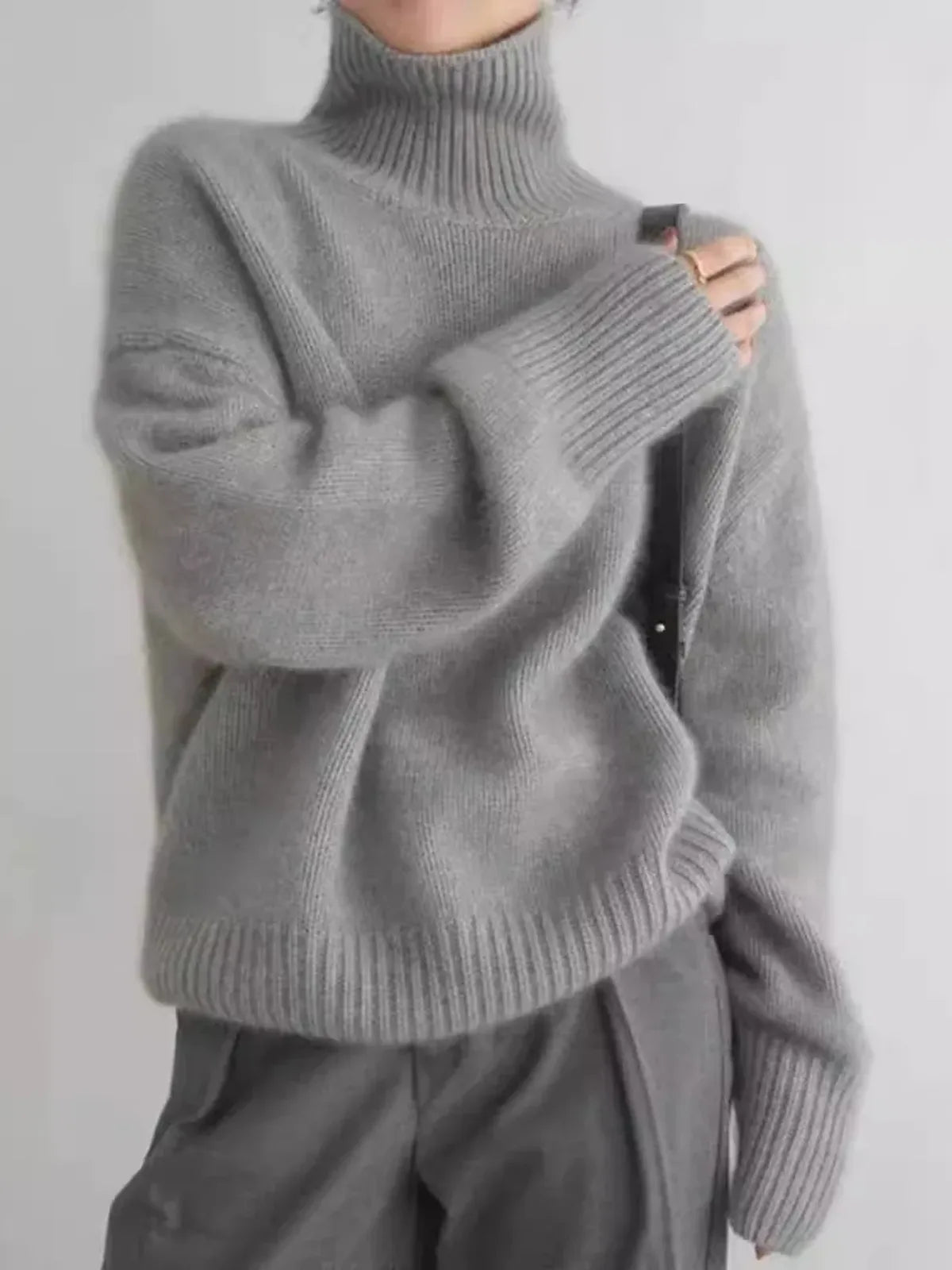 Pull Col Roulé Margot, maille épaisse