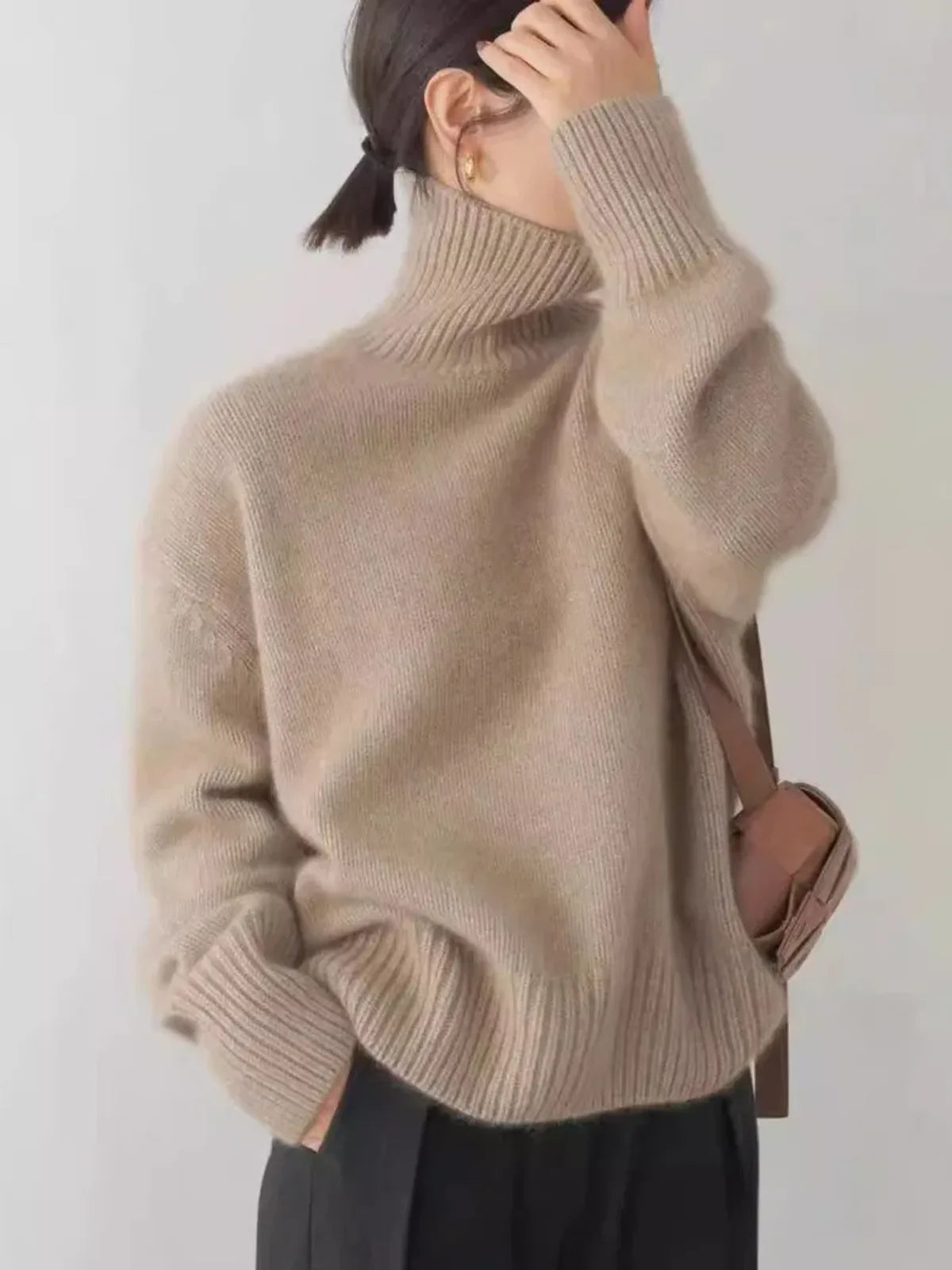Pull Col Roulé Margot, maille épaisse
